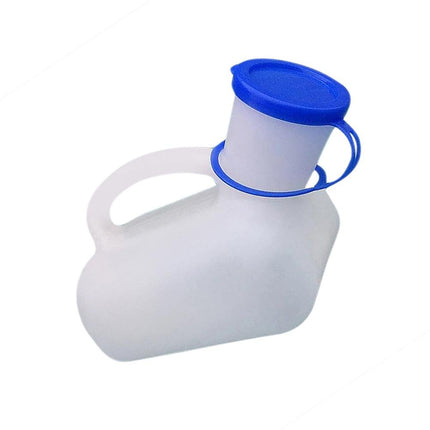 Urinal Bottle For Women And Men, 1000ML Portable Emergency Urinal Toilet with Carrying Handle Travel Camping On The Go Outdoor Car Travel Mobile Toilet For Men/Women/Children