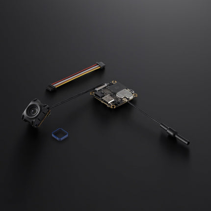 DJI O4 Air Unit for FPV drones, digital transmission system, low latency of 20 ms, maximum range of 10 km, video recording at 4K/60fps, 8.2 g lightweight body, 1/2-inch CMOS sensor