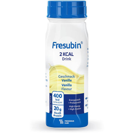 Fresenius Kabi Fresubin 2 Kcal Fibre Drink Mixed, with 6 Delicious Flavors, 200 ml (24 pieces)