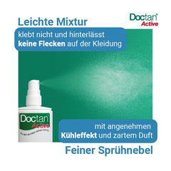 Doctan® Active Spray – up to 12h protection against mosquitoes, ticks, biting flies, malaria prophylaxis, yellow fever, 100ml