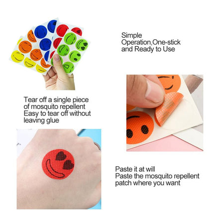 Mosquito protection stickers, 102pcs anti-mosquito plasters, mosquito patches, anti-mosquito stickers, mosquito plasters for children, mosquito stickers, mosquito plasters, anti-mosquito stickers, adults and children