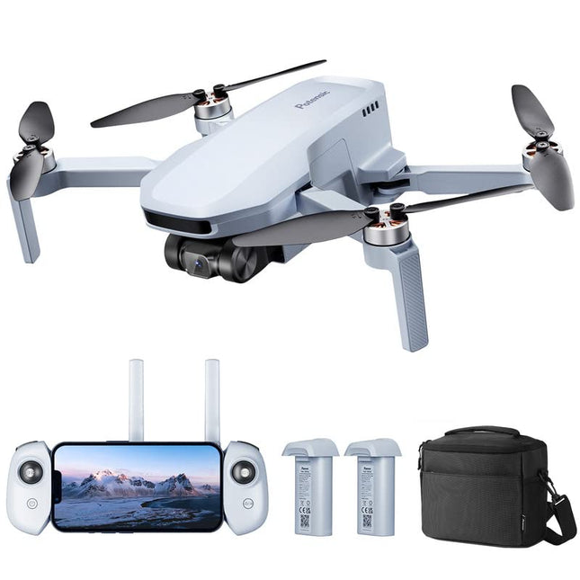Potensic ATOM SE GPS Drone with 4K EIS Camera, 2 Batteries, 62 Min Flight Time, Under 249g, C0, 4KM FPV Transmission, Brushless Motor, Max. 16m/s, Follow-Me/Auto Return, for Beginners and Adults