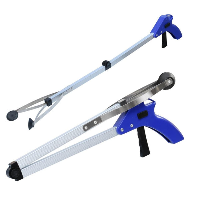 Litter grabber, 83cm, grabber for seniors, foldable grabber, garbage tongs, reacher, aluminum alloy, garbage tongs, grabber for seniors, garbage grabber, grabber aid for seniors, 1 piece