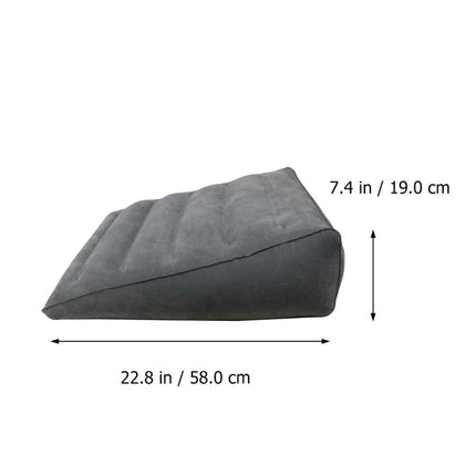 Healifty Inflatable Wedge Pillow, Triangular Portable Bed Wedge Leg Support Pillow for Post Surgery Pain Relief, Ankle Injury, Sleeping, Travel