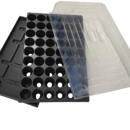 Quickpot stable growing tray with 54 planting holes + saucer + cover lid cover protective cover QP-54R
