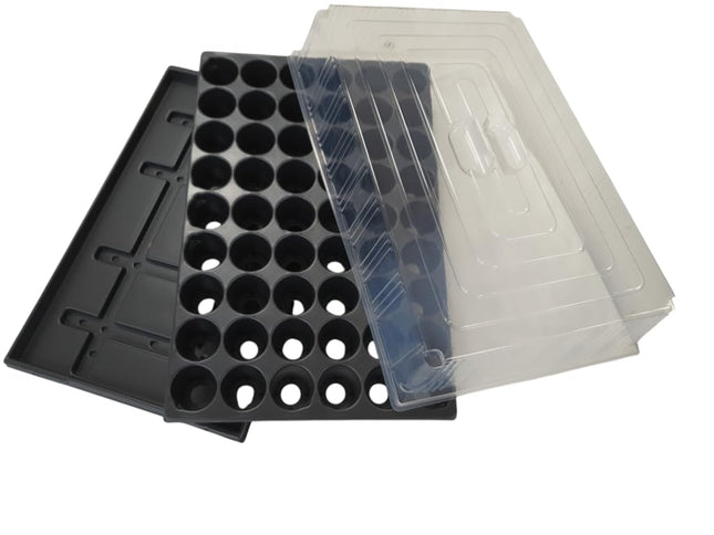 Quickpot stable growing tray with 54 planting holes + saucer + cover lid cover protective cover QP-54R