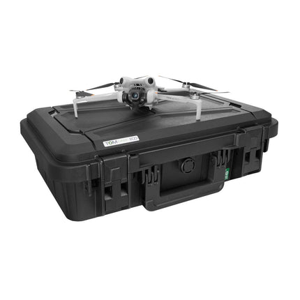 TomCase drone case "Ready to Fly" for DJI Mini 4 Pro Fly More Combo, Standard or DJI RC 2 Controller, waterproof ECO protective case - Made in Germany