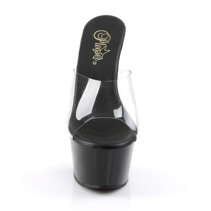 Pleaser ASPIRE-601, (Clr/Blk Matte), 37