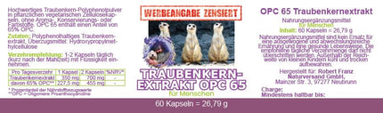 Grape seed extract OPC 65