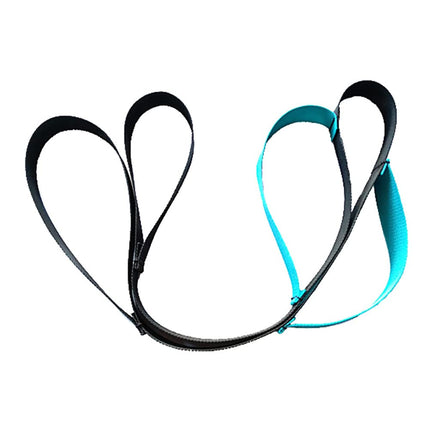 Alnicov 2-piece 41-inch multi-loop leg lift, hip and knee surgery recovery set with rigid handles for getting in and out of beds, cars and wheelchairs