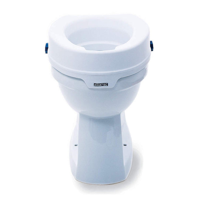 Toilet seat riser for adults 10 cm without lid