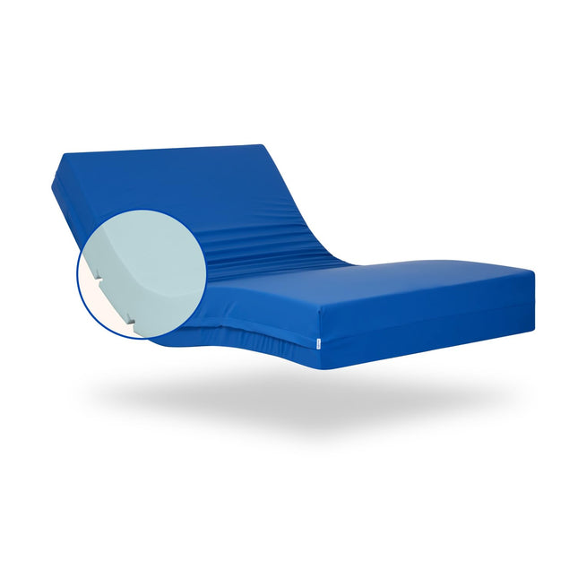 Geriafy - Hospital Geriatric Articulated Mattress | 15 cm HR Foam | Waterproof Hygienic Cover (105x200)