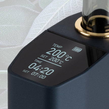 WOLKENKRAFT ÄRiS ULTRA Premium Vaporizer - USB-C | Titanium Chamber | Temperature 100-220 °C | Operating Timer 3-7 Min. | ECA Convection Technology *Night Blue*