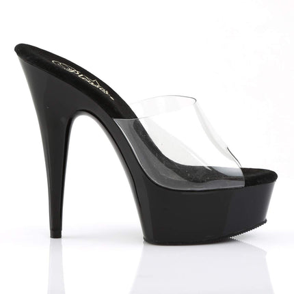 Pleaser DELIGHT-601 Women's Sandals, Transparent, 41 EU (8 UK/11 M US)