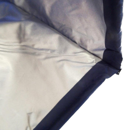Rollator cover from FabaCare, rollator protection, protective cover for rollator, rollator tent, cover, lead band for secure hold, dark blue, polyester, easy to clean