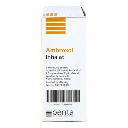 AMBROXOL Inhalat inhalation solution 20X2 ml