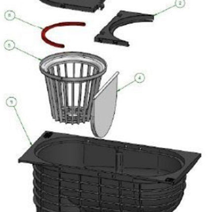 Capricorn - Downpipe drain - Rainwater drain - Gutter drain - Rain drain - Q3-black
