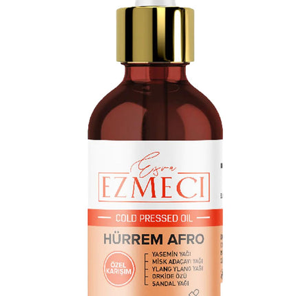 Hürrem Afro Care Oil by Esra Ezmeci - Enchanting Passion: Sensuous Body Oil Fusion - Seductive Elixir with Exotic Oils - Care &amp; Seduce with Luxury