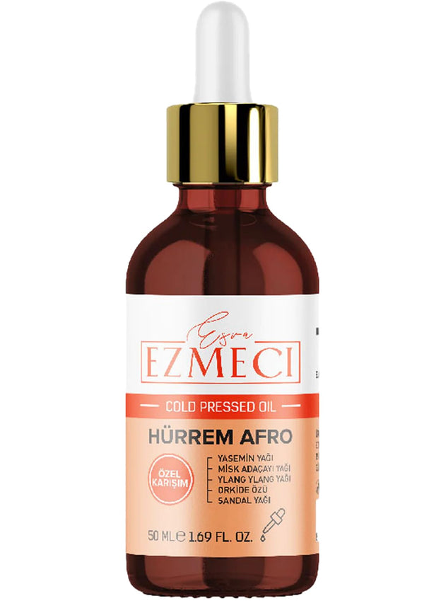 Hürrem Afro Care Oil by Esra Ezmeci - Enchanting Passion: Sensuous Body Oil Fusion - Seductive Elixir with Exotic Oils - Care &amp; Seduce with Luxury