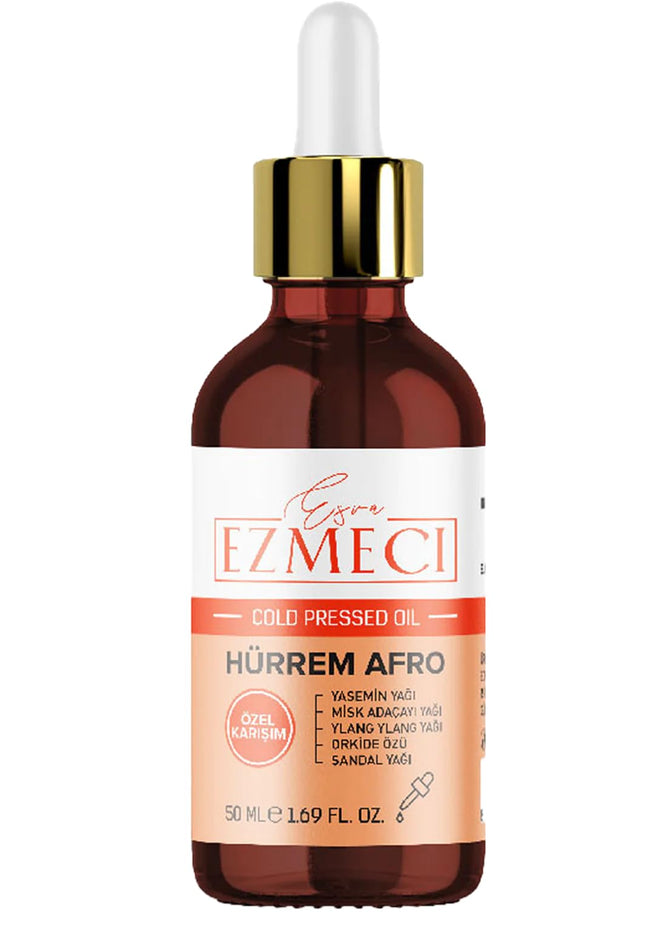 Hürrem Afro Care Oil by Esra Ezmeci - Enchanting Passion: Sensuous Body Oil Fusion - Seductive Elixir with Exotic Oils - Care &amp; Seduce with Luxury