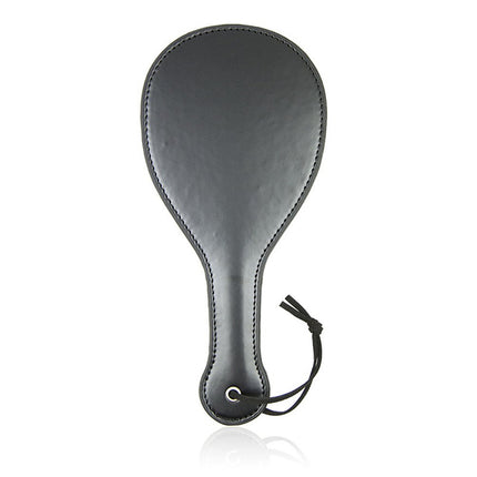 Hanyi Leather SM Paddle Fetish Bondage Role Play Spanking Paddle Sex Toy, Black