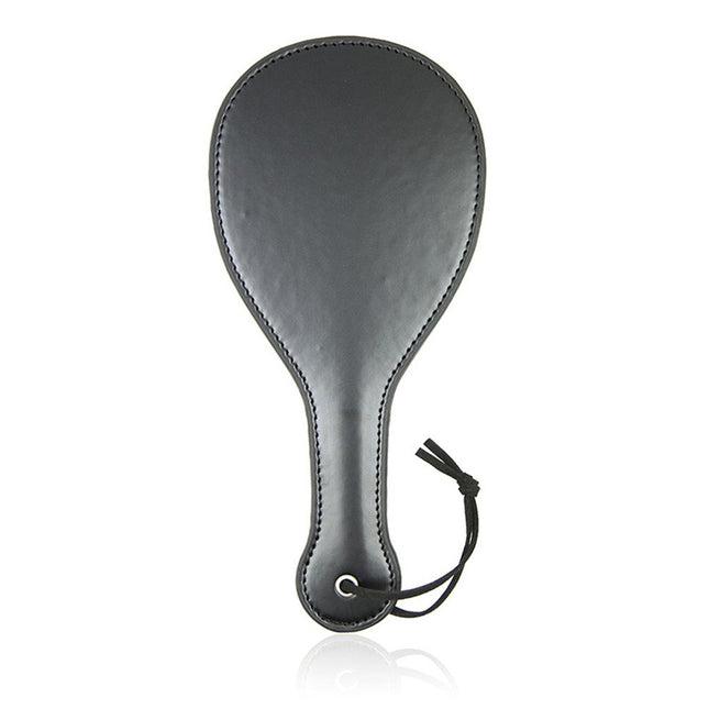 Hanyi Leather SM Paddle Fetish Bondage Role Play Spanking Paddle Sex Toy, Black