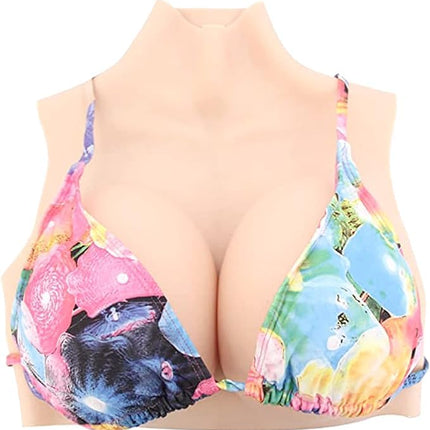 Zilasegy Silicone Breast Forms Fake Breasts G Cup Silicone Breast Plate Silicone Breast Forms for Crossdresser Transgender Mastectomy Cosplay Drag Queen