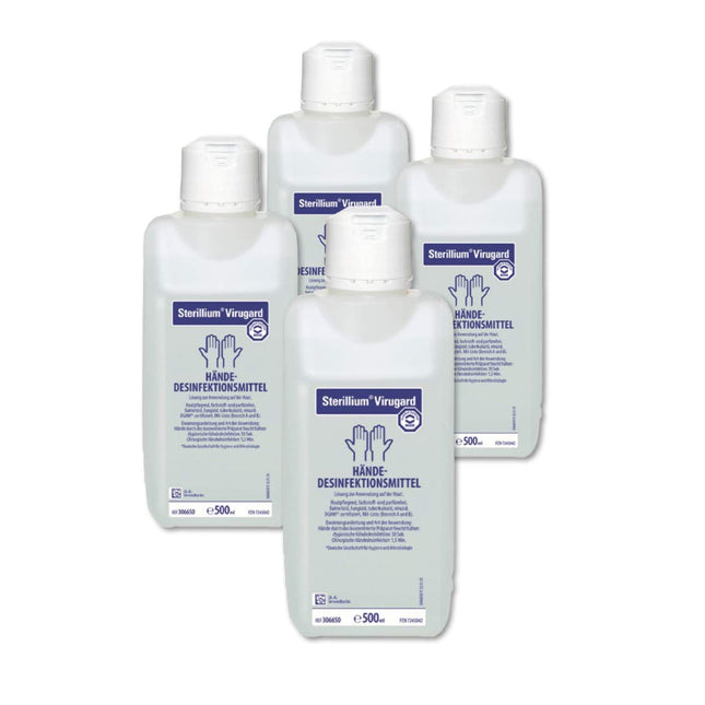 Sterillium Virugard Hand Disinfectant | 4 x 500 ml Bottle