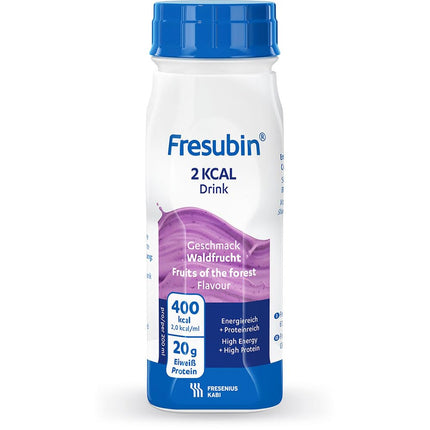Fresenius Kabi Fresubin 2 Kcal Fibre Drink Mixed, with 6 Delicious Flavors, 200 ml (24 pieces)