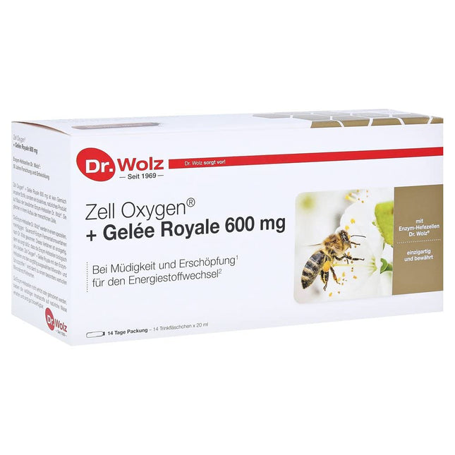 ZELL OXYGEN + Royal Jelly 600 mg Drinking Ampoules 14X20 ml