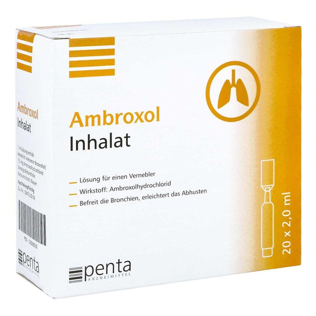AMBROXOL Inhalat inhalation solution 20X2 ml