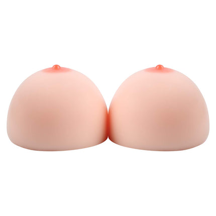IVITA Crossdresser Breasts Silicone Breast Forms False Breast Prostheses Cosplay Crossdresser Transgender Prosthesis Mastectomy Fake Breasts, White, Cup A Size, 500g/Pair