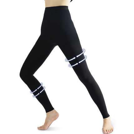 beister Medical Compression Stockings Women Long, 20-30 mmHg Support Stockings Men, Opaque Toeless Compression Pants Class 2 Solid Support for Varicose Veins, Edema