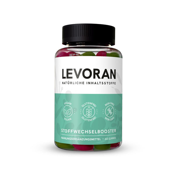 Levoran Metabolism Booster Gummies, vegan, gluten-free