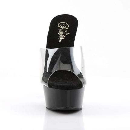 Pleaser DELIGHT-601 Women's Sandals, Transparent, 41 EU (8 UK/11 M US)
