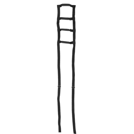 Fybida 1PC Bed Ladder Assist Composite Fabric Bed Rope Ladder Pull-Up Rope Hoist with Metal Buckle for Elderly Adults