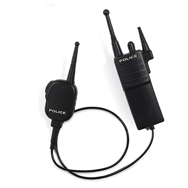 Dress Up America Police Police Walkie Talkie Set, Black