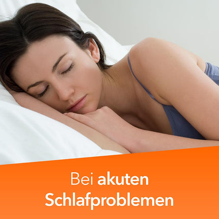 SchlafTabs-ratiopharm 25 mg tablets: Over-the-counter relief for sleep disorders with the active ingredient doxylamine succinate. Supports falling asleep and promoting sleep through the night. 20 tablets