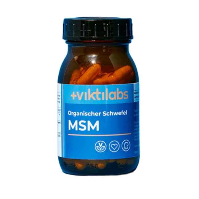 MSM Capsules - Pure Organic Sulfur for Joints, Skin &amp; Hair - High-Quality &amp; Multi-Distilled - High Bioavailability - 100% Vegan &amp; Laboratory Tested - 90 Capsules