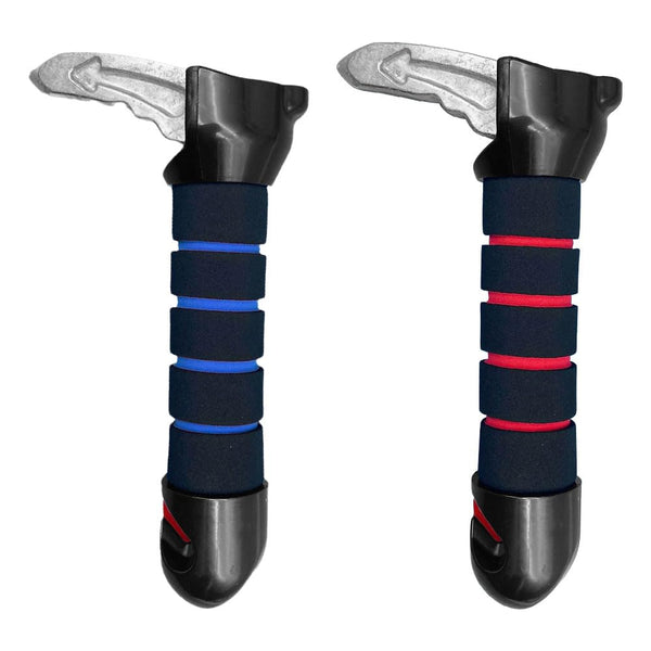 KBIBCK Car Assist Handle, 2 Pieces Car Exit Aid, Car Door Handle, Car Entry Aid, Seat Belt Cutter Multifunctional for Getting In and Out of Cars for Seniors and Disabled People