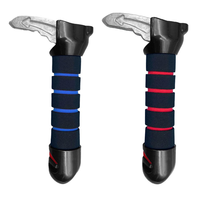 KBIBCK Car Assist Handle, 2 Pieces Car Exit Aid, Car Door Handle, Car Entry Aid, Seat Belt Cutter Multifunctional for Getting In and Out of Cars for Seniors and Disabled People