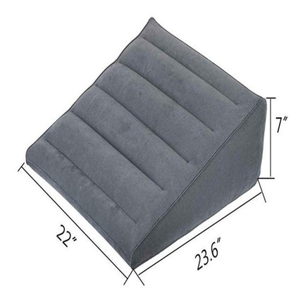 Wedge Pillow, Excellent Inflatable Wedge Pillow, Leg Lift Pillow, Inflatable Wedge Pillow, Practical and Convenient, Leg Foot Rests (leg pillow), Wedge Pillow (Color: Taupe)