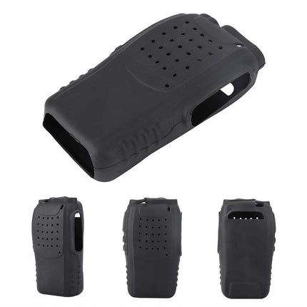 2-Piece Radio Walkie Talkie Case Soft Silicone Radio Holster Case Protector for BF888s Walkie Talkies