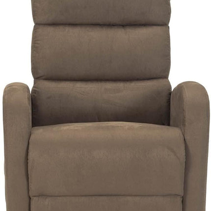 POLTRONE ITALIA Jessica 2 Motors PERSONALIZED recliner chair with medical device 4 wheels micro spring seat fluffy brown