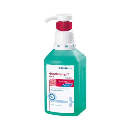 3x 500 ml Schülke Desderman Hyclick hand disinfectant
