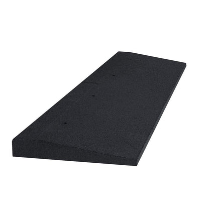 Rubber ramp 30 mm height threshold ramp curb ramp drive-over ramp (black)