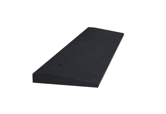 Rubber ramp 30 mm height threshold ramp curb ramp drive-over ramp (black)
