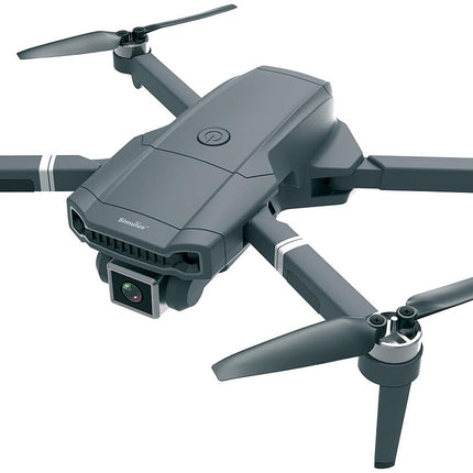 Simulus Quadrocopter: Foldable Wi-Fi drone with brushless motor, integrated 4K live view camera (drone with HD camera, RC drone, helicopter)
