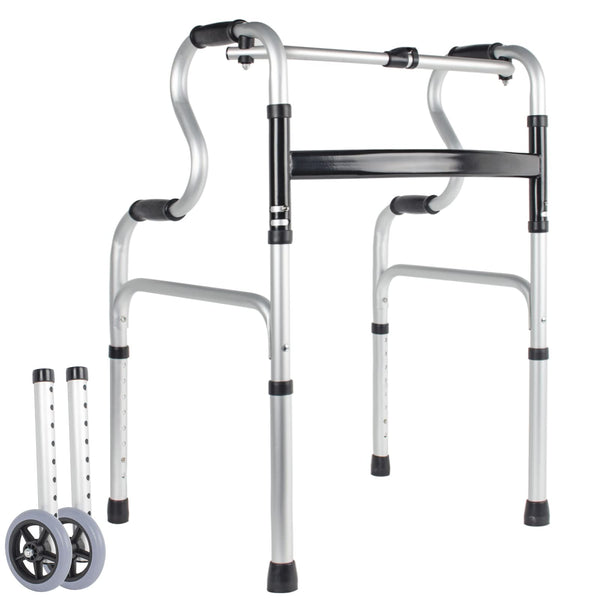 OUUTMEE Walking Aid for Seniors Walking Aid Walking Frame Lightweight Height Adjustable Made of Aluminum Mobiclinic Walking Aid for Seniors
