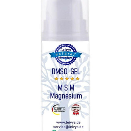 Leivy's DMSO GEL - DMSO 99.9% purity with MSM and magnesium chloride in HDPE with dosing pump, dimethyl sulfoxide 99.9%